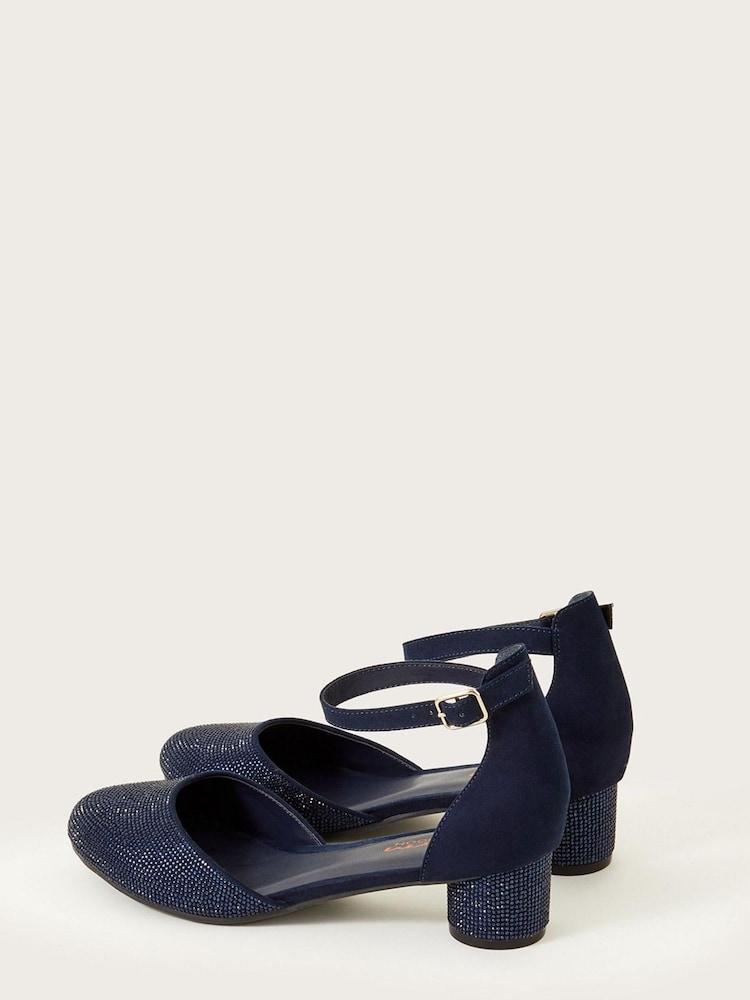 Monsoon Zweiteilige Absatzschuhe mit Strassbesatz - Bild 3 von 3