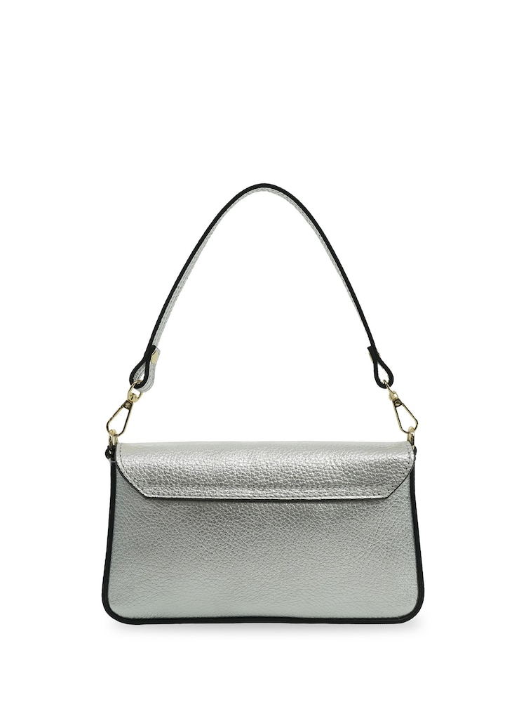 Apatchy Silver The Munro Leather Shoulder Bag - Image 2 of 5 Apatchy Silver The Munro Leather Shoulder Bag - Image 2 of 5