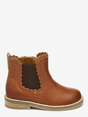 Tan Leather Wide Fit (G) - Image 1 of 4