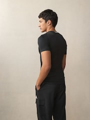 adidas Black TECHFIT Compression Training T-Shirt - Image 3 of 5