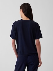 Gap Navy GapFit Breathe Relaxed T-Shirt - Image 2 of 4