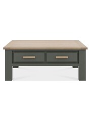 Bentley Designs Grey Oakham Dark Grey Scandi Oak Coffee Table with Drawer - Image 3 of 3
