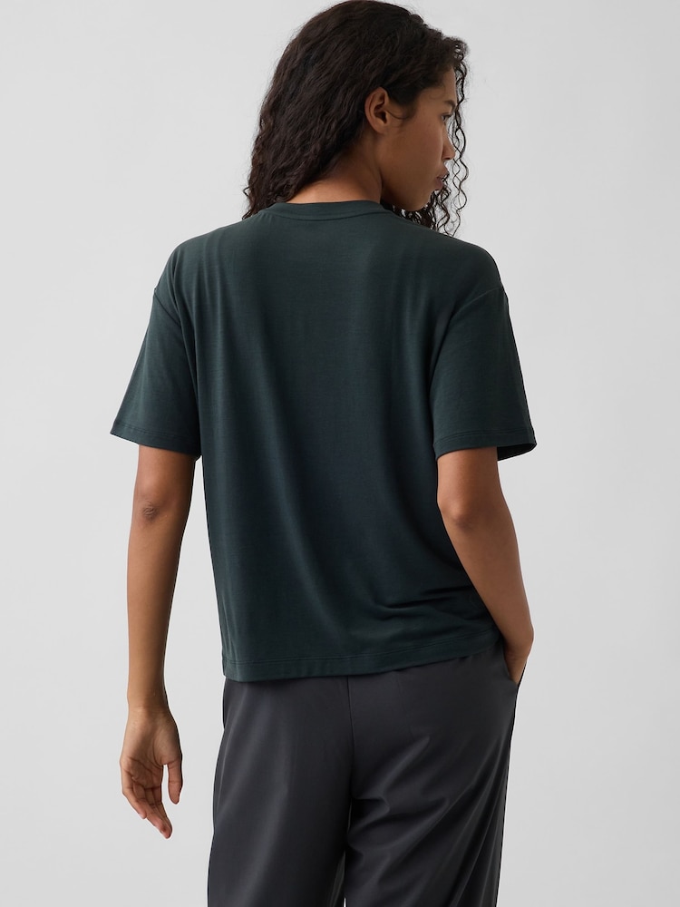 Vihreä - Gap GapFit Breathe Relaxed T-paita - Kuva 2 / 4