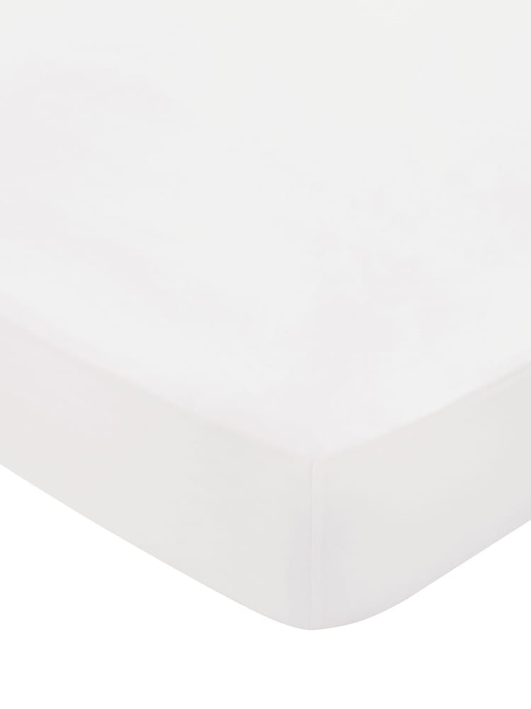 Bedeck Of Belfast Silver 1000 Thread Count Cotton Sateen Fitted Sheet - Image 2 of 2 Bedeck Of Belfast Silver 1000 Thread Count Cotton Sateen Fitted Sheet - Image 2 of 2