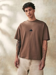 adidas Brown City Escape T-Shirt - Image 1 of 4