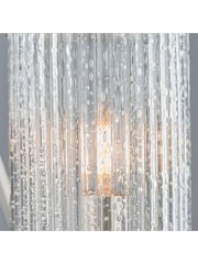Gallery Home Silver Yazmin Pendant Ceiling Light - Image 5 of 5
