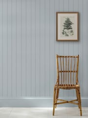 Martha Stewart Mineral Blue Wood Panel 10M Wallpaper - Image 4 of 4