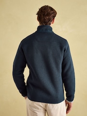 Joules Broughton Navy Fleece Jacket - Image 2 of 8