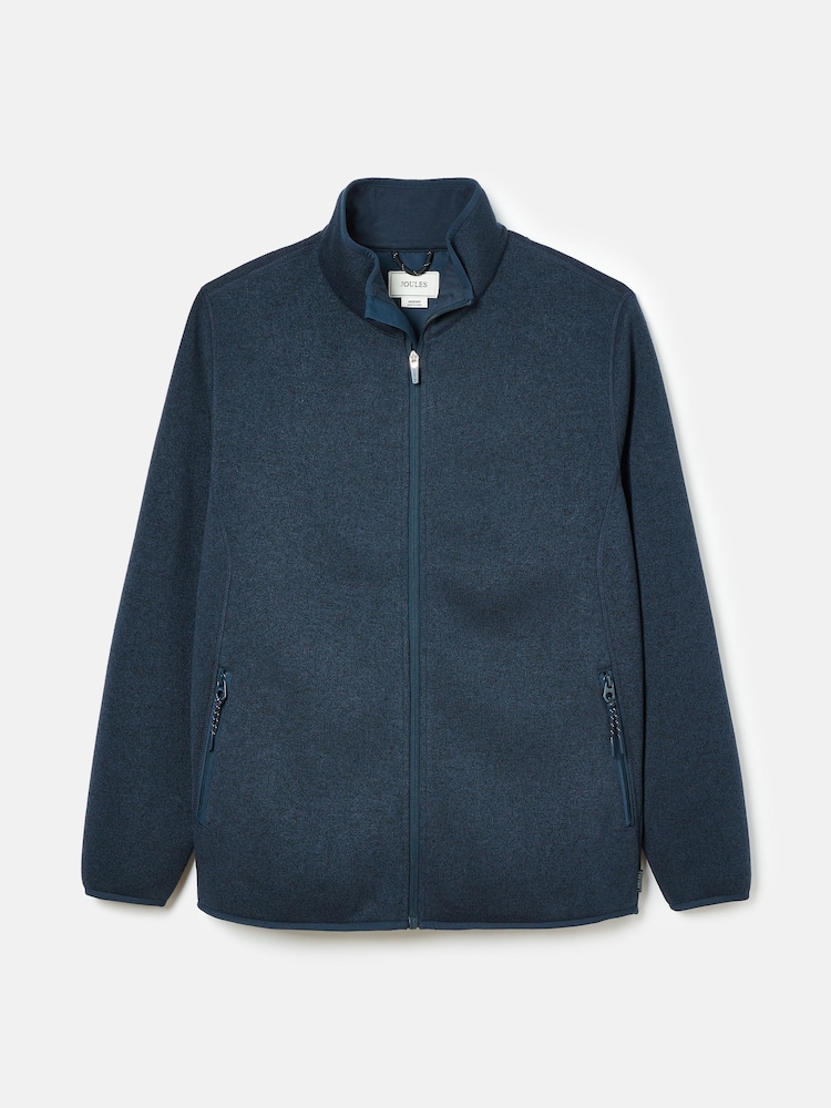 Joules Broughton Navy Fleece Jacket - Image 8 of 8