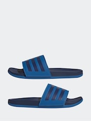 adidas Blue Adilette Comfort Slides - Image 5 of 9