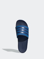 adidas Blue Adilette Comfort Slides - Image 6 of 9