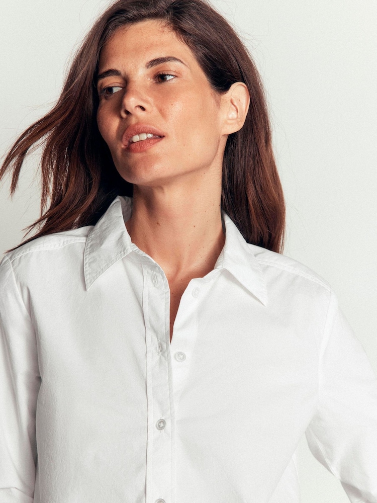 ホワイト - Boden New Sienna コットン シャツ - 画像 2 / 5