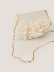 Monsoon Cream Corsage Satin Bag - Image 2 of 2