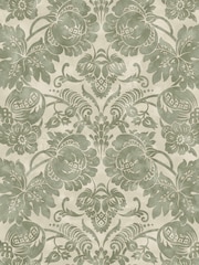 Martha Stewart Moss Florentine 10M Wallpaper - Image 2 of 4