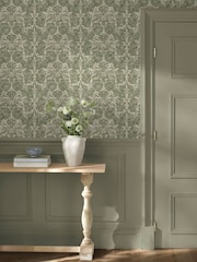 Martha Stewart Moss Florentine 10M Wallpaper - Image 4 of 4