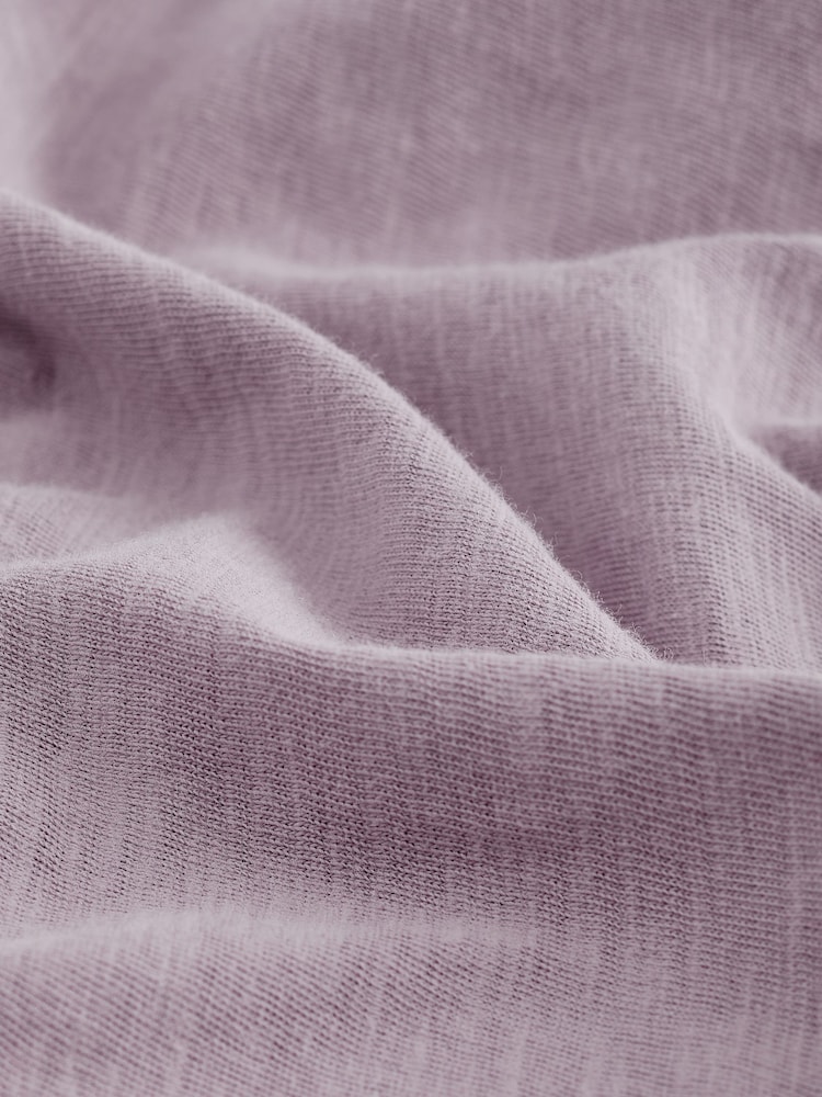 Purple Sparkle Stud Ruffle Sleeve T-Shirt - Image 6 of 6