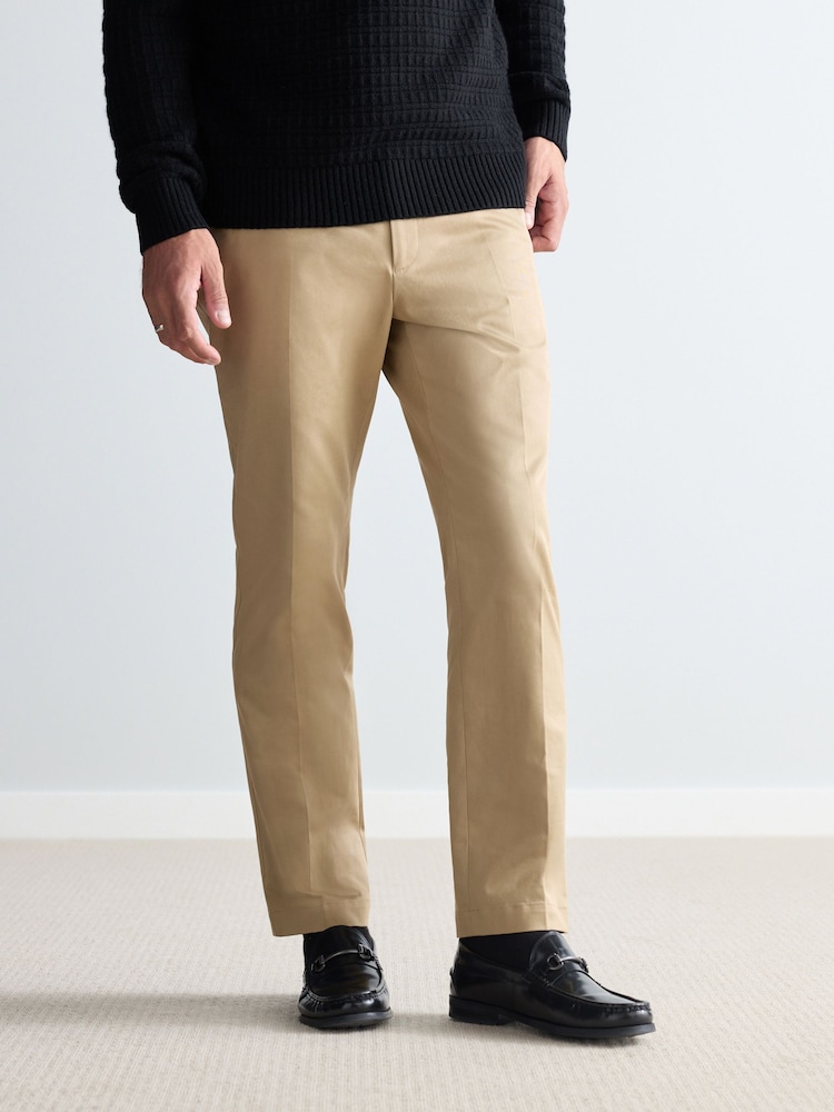 Stone Signature Emmetex Italian 100% Cotton Chino Trousers - Image 1 of 9