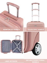 Flight Knight 45x36x20cm EasyJet Underseat 2 Wheel ABS Hard Case Cabin Carry On Hand Luggage - Image 5 of 8
