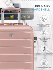 Flight Knight 45x36x20cm EasyJet Underseat 2 Wheel ABS Hard Case Cabin Carry On Hand Luggage - Image 7 of 8