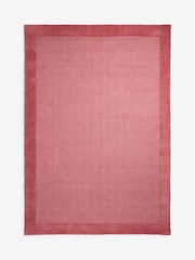 Dark Pink Border Rug - Image 7 of 7