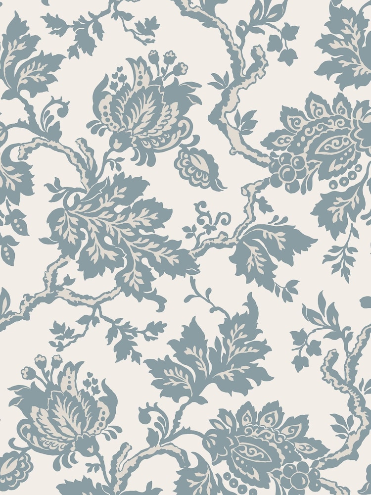 Martha Stewart Tarn Jacobean 10M Wallpaper - Image 2 of 4 Martha Stewart Tarn Jacobean 10M Wallpaper - Image 2 of 4