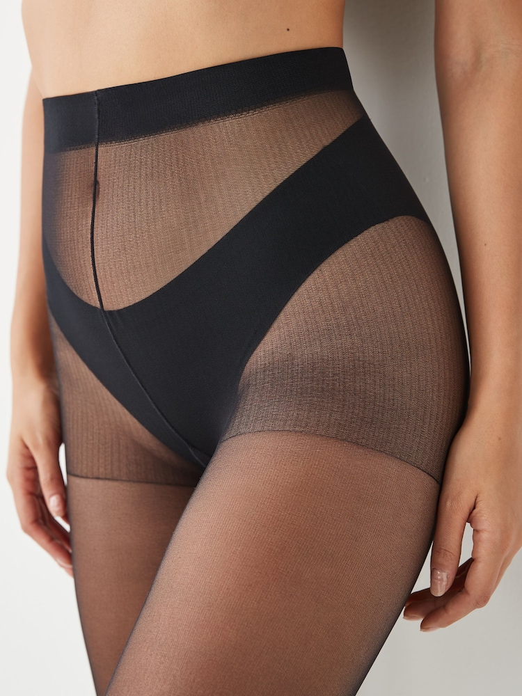 Black Matt 15 Denier Tights 3 Pack - Image 2 of 4