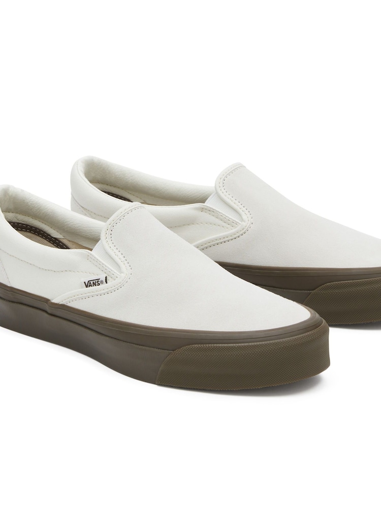 Vans Mens Slip-On Reissue 98 Gum Sole Trainers - Image 3 of 7