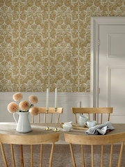 Martha Stewart Antique Gold Florentine 10M Wallpaper - Image 4 of 4