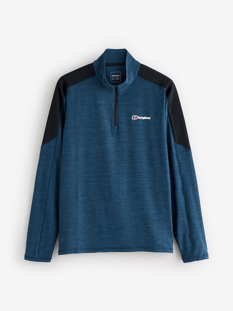 Berghaus Blue Farndale Long Sleeve Tech T-Shirt - Image 6 of 6 Berghaus Blue Farndale Long Sleeve Tech T-Shirt - Image 6 of 6