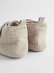 Neutral Muslin Wrap Baby Boots (0-2mths) - Image 3 of 5