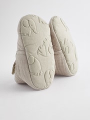 Neutral Muslin Wrap Baby Boots (0-2mths) - Image 4 of 5