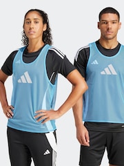 adidas Blue Training 24 Bib - Image 2 of 7
