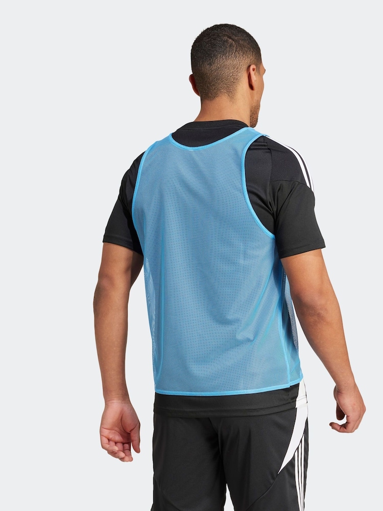 adidas Blue Training 24 Bib - Image 3 of 7