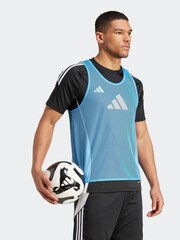 adidas Blue Training 24 Bib - Image 4 of 7