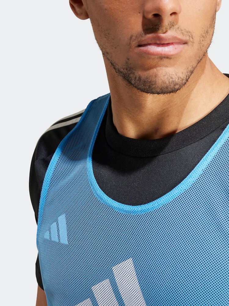 adidas Blue Training 24 Bib - Image 5 of 7