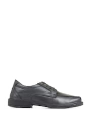 Pavers Wide Fit Leather Lace-Up Black	Shoes - Image 1 of 5