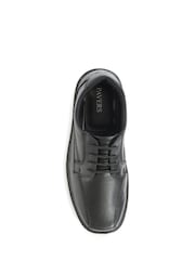 Pavers Wide Fit Leather Lace-Up Black	Shoes - Image 4 of 5