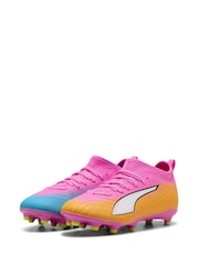 Puma Pink Ultra 6 Match Fg/Ag Jr - Image 1 of 6