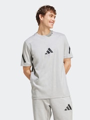 adidas Grey Z.N.E. T-Shirt - Image 1 of 8