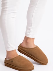 Just Sheepskin™ Brown Ladies Kara Slipper - Image 1 of 5