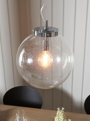 Gallery Home Silver Mazzy Ceiling Light Pendant - Image 3 of 7