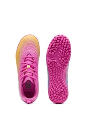 Puma Pink Kids Future 9 Play Astro Turf Football Boots - Image 2 of 6