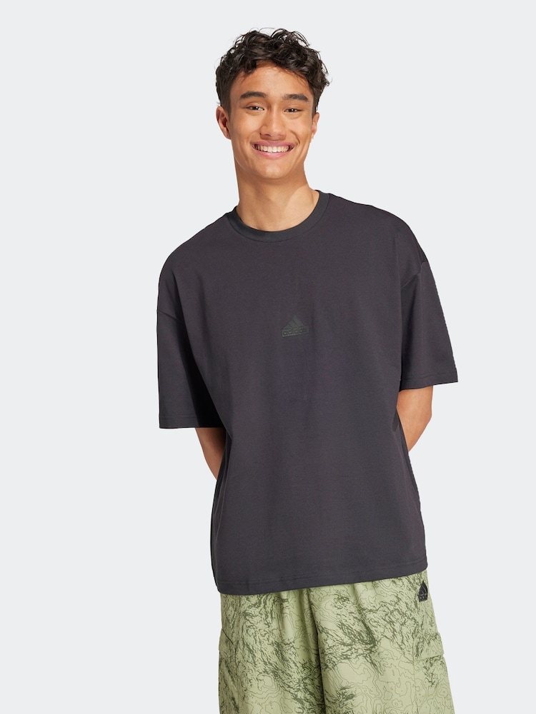 Negru - Tricou adidas City Escape - Imaginea 1 din 6