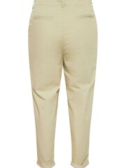 Yours Curve Green Full Length Chino Trousers - Image 3 of 4