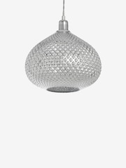 Chrome Glamour Easy Fit Pendant Lamp Shade - Image 6 of 7