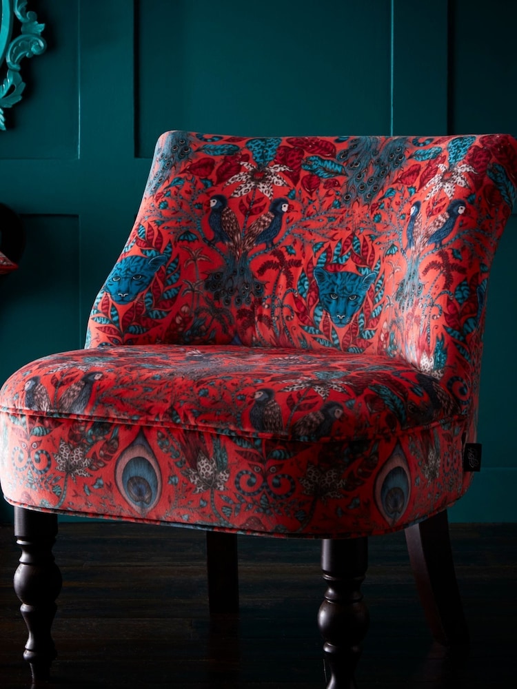 Emma Shipley Red Amazon Red Langley Chair - Image 1 of 4