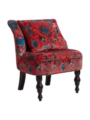 Emma Shipley Red Amazon Red Langley Chair - Image 2 of 4