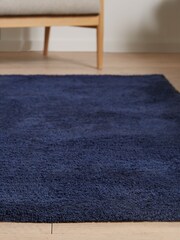Navy Blue Fleecy Rug - Image 3 of 8