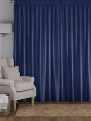 Indigo Blue Eloise Made To Measure Curtains - Image 2 of 8