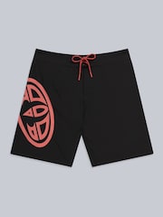 Animal Black Mens Brett Board Shorts - Image 4 of 6